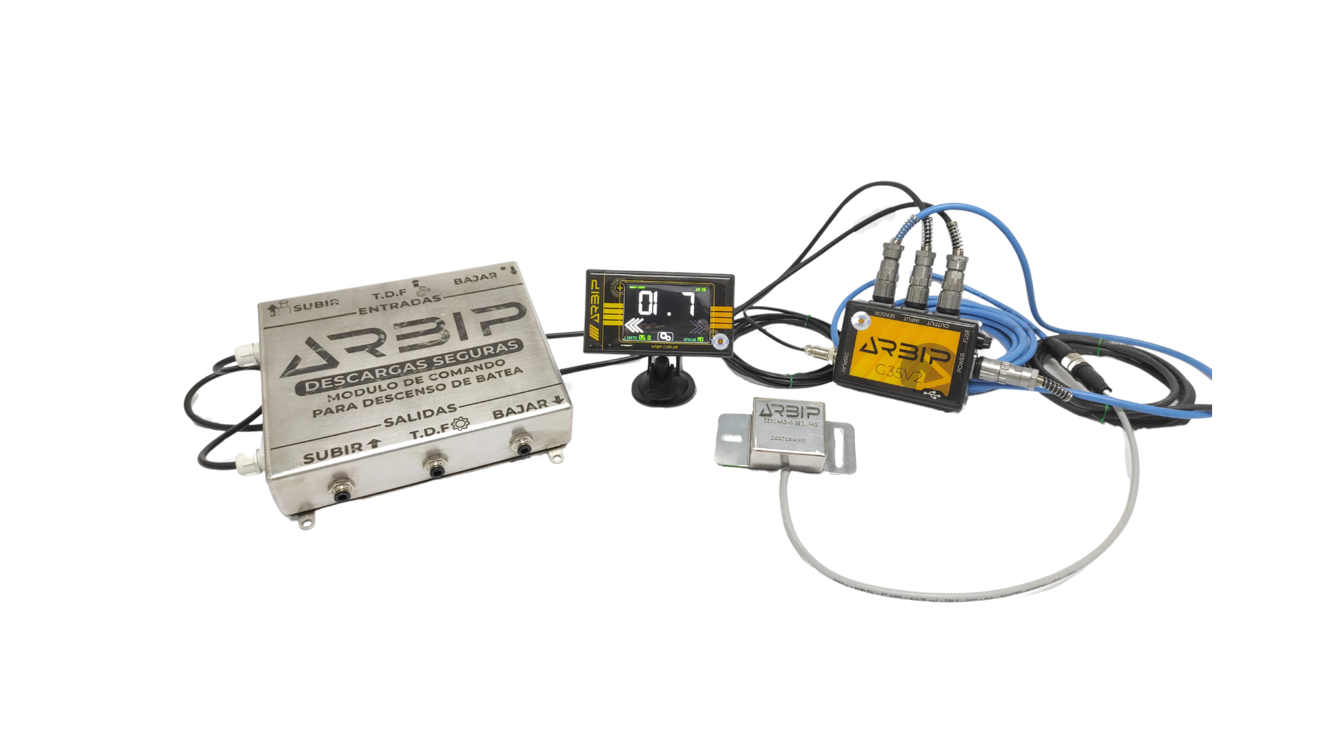 Inclinómetros: Seguridad en la descarga de camiones batea